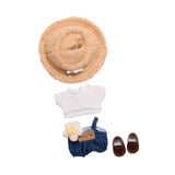 Maxbell Plush Doll Top and Pants DIY Flexibility Make Your Own Dolls for 5.91'' Doll plush hat and shoes