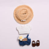 Maxbell Plush Doll Top and Pants DIY Flexibility Make Your Own Dolls for 5.91'' Doll plush hat and shoes