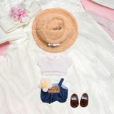 Maxbell Plush Doll Top and Pants DIY Flexibility Make Your Own Dolls for 5.91'' Doll plush hat and shoes