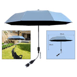 Maxbell Baby Stroller Parasol with Adjustable Clip Fixing Device for Pushchair