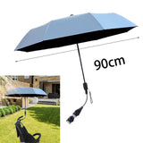 Maxbell Baby Stroller Parasol with Adjustable Clip Fixing Device for Pushchair