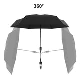 Maxbell Baby Stroller Parasol with Adjustable Clip Fixing Device for Pushchair