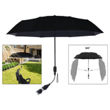 Maxbell Baby Stroller Parasol with Adjustable Clip Fixing Device for Pushchair