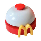 Maxbell Counter Bell Multipurpose Portable Service Rings for Warehouses Hotel Table Red