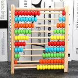 Maxbell Wooden Abacus for Kids Math Wooden Counting Number Frame for Kids Elementary