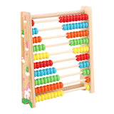 Maxbell Wooden Abacus for Kids Math Wooden Counting Number Frame for Kids Elementary