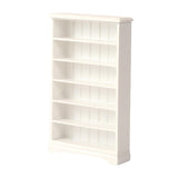 Maxbell 1:12 Scale Dollhouse Cabinet Storage Rack for Dollhouse Living Room Bathroom White