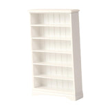 Maxbell 1:12 Scale Dollhouse Cabinet Storage Rack for Dollhouse Living Room Bathroom White