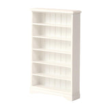 Maxbell 1:12 Scale Dollhouse Cabinet Storage Rack for Dollhouse Living Room Bathroom White