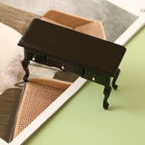 Maxbell 1:12 Wooden Writing Desk Model Craft for DIY Scenery DIY Projects Sand Table