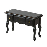 Maxbell 1:12 Wooden Writing Desk Model Craft for DIY Scenery DIY Projects Sand Table