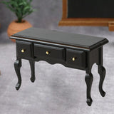 Maxbell 1:12 Wooden Writing Desk Model Craft for DIY Scenery DIY Projects Sand Table