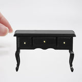 Maxbell 1:12 Wooden Writing Desk Model Craft for DIY Scenery DIY Projects Sand Table