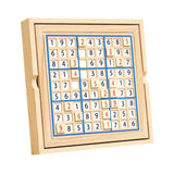 Maxbell Wooden Sudoku Puzzle Set Early Learning Toy Brain Teaser for Ages 7-14 Years