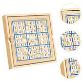 Maxbell Wooden Sudoku Puzzle Set Early Learning Toy Brain Teaser for Ages 7-14 Years