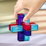Maxbell Brain Teaser Puzzles Unlock Interlock IQ Challenge for Adults Birthday Gifts Style C