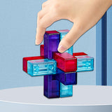 Maxbell Brain Teaser Puzzles Unlock Interlock IQ Challenge for Adults Birthday Gifts Style C