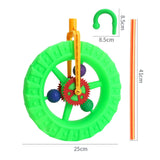 Push Along Wheel Toy Preschool Learning for Boys Girls Age 1-3 Birthday Gift Green