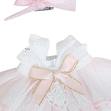 Maxbell 2x2x Dolls Princess Dress with Bow Hairpin for 15cm Dolls Dress up Girls Dolls