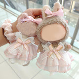 Maxbell 2x2x Dolls Princess Dress with Bow Hairpin for 15cm Dolls Dress up Girls Dolls