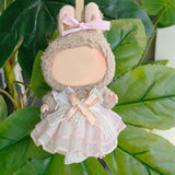 Maxbell 2x2x Dolls Princess Dress with Bow Hairpin for 15cm Dolls Dress up Girls Dolls