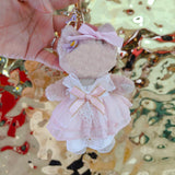 Maxbell 2x2x Dolls Princess Dress with Bow Hairpin for 15cm Dolls Dress up Girls Dolls