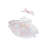 Maxbell 2x2x Dolls Princess Dress with Bow Hairpin for 15cm Dolls Dress up Girls Dolls