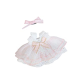 Maxbell 2x2x Dolls Princess Dress with Bow Hairpin for 15cm Dolls Dress up Girls Dolls