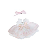 Maxbell 2x2x Dolls Princess Dress with Bow Hairpin for 15cm Dolls Dress up Girls Dolls