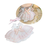 Maxbell 2x2x Dolls Princess Dress with Bow Hairpin for 15cm Dolls Dress up Girls Dolls