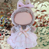 Maxbell 2x2x Dolls Princess Dress with Bow Hairpin for 15cm Dolls Dress up Girls Dolls