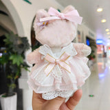 Maxbell 2x2x Dolls Princess Dress with Bow Hairpin for 15cm Dolls Dress up Girls Dolls
