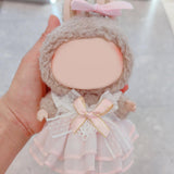 Maxbell 2x2x Dolls Princess Dress with Bow Hairpin for 15cm Dolls Dress up Girls Dolls