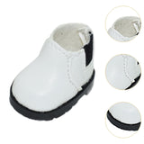 Maxbell Doll Shoes for 17cm Doll Keychain Doll Stylish Stuffed Figures Toys Dress up White