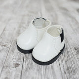 Maxbell Doll Shoes for 17cm Doll Keychain Doll Stylish Stuffed Figures Toys Dress up White