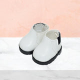 Maxbell Doll Shoes for 17cm Doll Keychain Doll Stylish Stuffed Figures Toys Dress up White