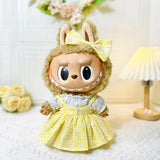 Maxbell Fashion Dolls Dress Suit Costume Accessory for 38cm Dolls Thanksgiving Gifts Yellow