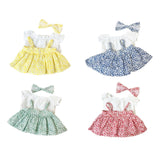 Maxbell Fashion Dolls Dress Suit Costume Accessory for 38cm Dolls Thanksgiving Gifts Yellow