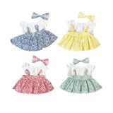 Maxbell Fashion Dolls Dress Suit Costume Accessory for 38cm Dolls Thanksgiving Gifts Yellow