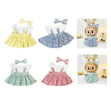 Maxbell Fashion Dolls Dress Suit Costume Accessory for 38cm Dolls Thanksgiving Gifts Yellow