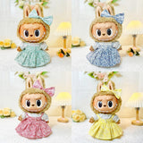Maxbell Fashion Dolls Dress Suit Costume Accessory for 38cm Dolls Thanksgiving Gifts Yellow