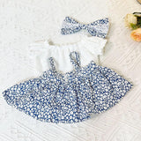 Maxbell Fashion Dolls Dress Suit Costume Accessory for 38cm Dolls Thanksgiving Gifts Blue
