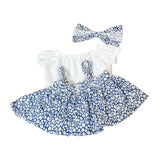Maxbell Fashion Dolls Dress Suit Costume Accessory for 38cm Dolls Thanksgiving Gifts Blue