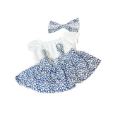 Maxbell Fashion Dolls Dress Suit Costume Accessory for 38cm Dolls Thanksgiving Gifts Blue