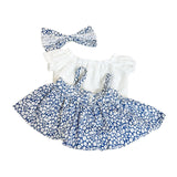 Maxbell Fashion Dolls Dress Suit Costume Accessory for 38cm Dolls Thanksgiving Gifts Blue