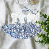 Maxbell Fashion Dolls Dress Suit Costume Accessory for 38cm Dolls Thanksgiving Gifts Blue