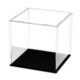 Maxbell Acrylic Display Box Dustproof Transparent Figure Display Case for Dolls Toys 15x15x15