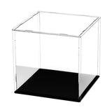 Maxbell Acrylic Display Box Dustproof Transparent Figure Display Case for Dolls Toys 15x15x15