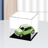 Maxbell Acrylic Display Box Dustproof Transparent Figure Display Case for Dolls Toys 15x15x15