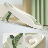 Maxbell Baby Bath Support Seat Drainage Hole Bath Tub Lying Support for Newborn Baby Gray